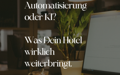 KI in der Hotellerie: Wo künstliche Intelligenz 2026 wirklich Zeit und Umsatz bringt